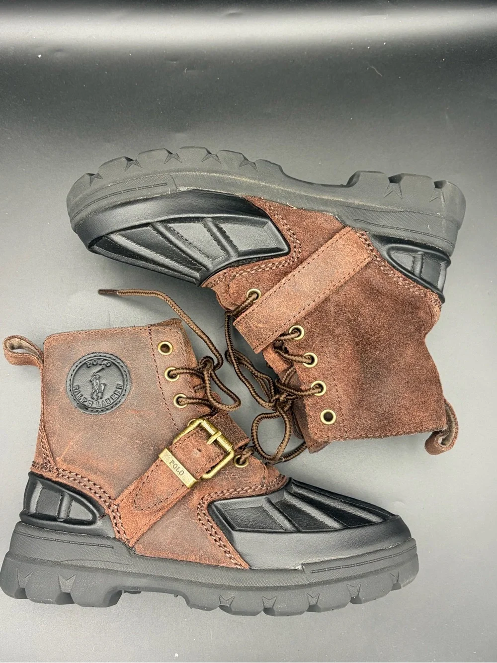 POLO Ralph Lauren Oslo High Boots Shoes size 1